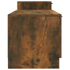 Meuble TV Effet Chêne Marron - 158,5 cm-Mon Meuble TV-Chêne fumé-1-7