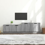 Meuble TV Effet Chêne Marron - 158,5 cm-Mon Meuble TV-Sonoma gris-1-9