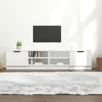 Meuble TV Effet Chêne Naturel - 80 cm-Mon Meuble TV-Blanc-2-23