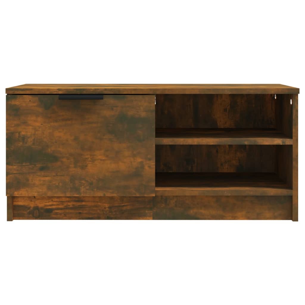 Meuble TV Effet Chêne Naturel - 80 cm-Mon Meuble TV-Chêne fumé-1-5
