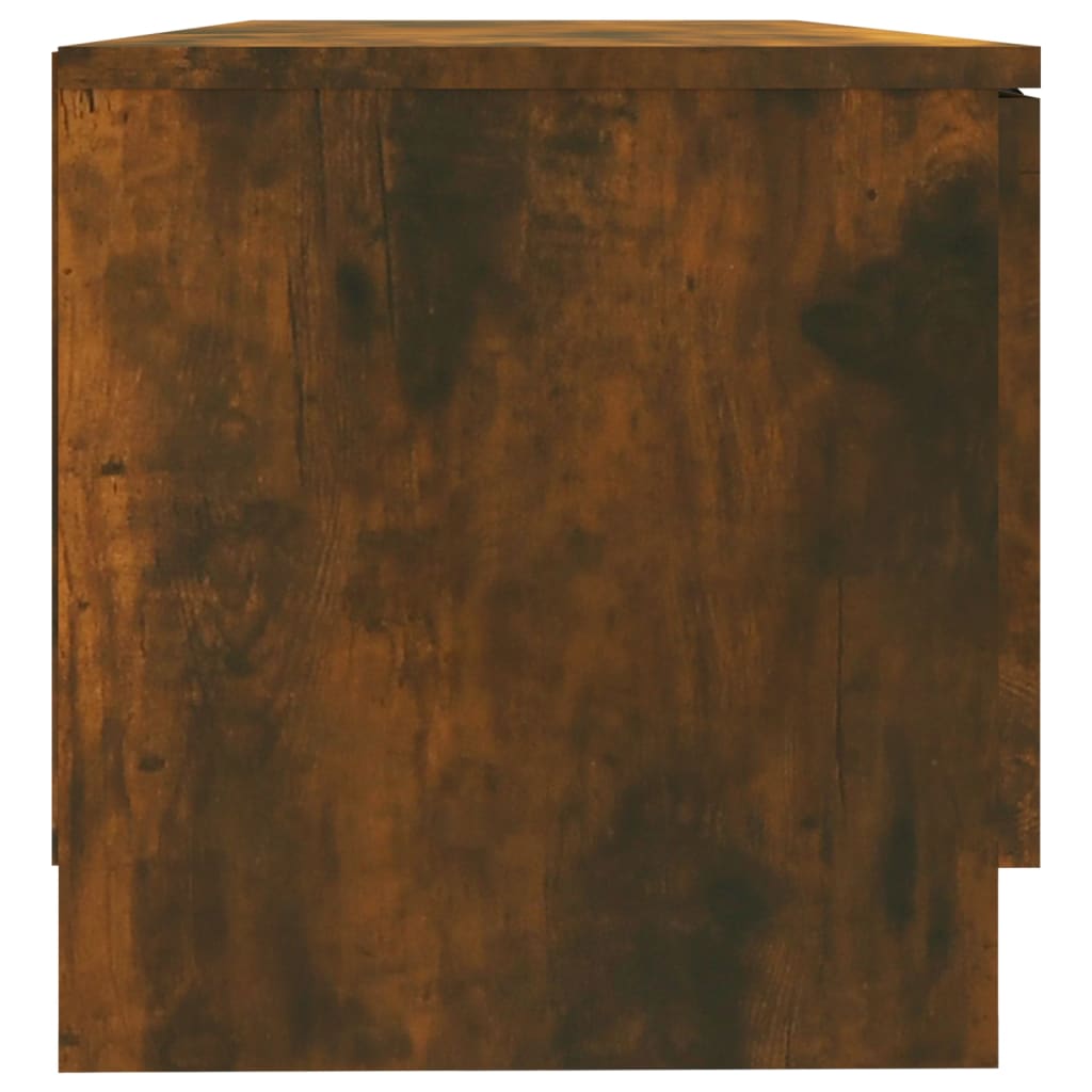 Meuble TV Effet Chêne Naturel - 80 cm-Mon Meuble TV-Chêne fumé-1-7