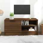 Meuble TV Effet Chêne Naturel - 80 cm-Mon Meuble TV-Chêne marron-1-21