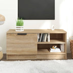 Meuble TV Effet Chêne Naturel - 80 cm-Mon Meuble TV-Chêne sonoma-1-17