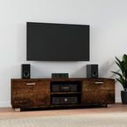 Meuble TV Effet Chêne Sonoma - 120 cm-Mon Meuble TV-Chêne fumé-140 cm-1-22
