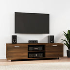 Meuble TV Effet Chêne Sonoma - 120 cm-Mon Meuble TV-Chêne marron-140 cm-1-24