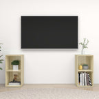Meuble TV Effet Chêne Sonoma - 2 Pièces-Mon Meuble TV-36.5 cm-72 cm-2-2