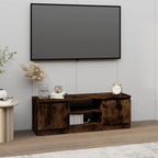 Meuble TV Effet Vieux Bois - 100 cm Longueur-Mon Meuble TV-Chêne fumé-14