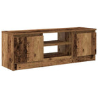 Meuble TV Effet Vieux Bois - 100 cm Longueur-Mon Meuble TV-Vieux bois-1