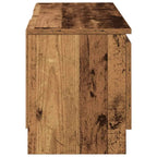 Meuble TV Effet Vieux Bois - 100 cm Longueur-Mon Meuble TV-Vieux bois-5