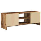 Meuble TV Effet Vieux Bois - 100 cm Longueur-Mon Meuble TV-Vieux bois-6