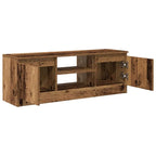 Meuble TV Effet Vieux Bois - 100 cm Longueur-Mon Meuble TV-Vieux bois-7