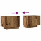 Meuble TV Effet Vieux Bois - 100 cm-Mon Meuble TV-Vieux bois-8