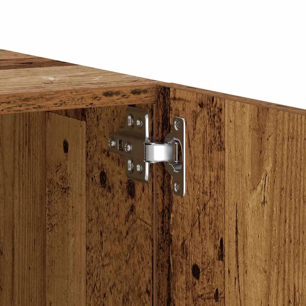 Meuble TV Effet Vieux Bois - 100 cm-Mon Meuble TV-Vieux bois-9
