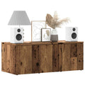 Meuble TV Effet Vieux Bois - Longueur 80 cm-Mon Meuble TV-Vieux bois-1-1
