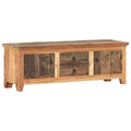 Meuble TV en Acacia et Bois de Récupération - 120 cm-Mon Meuble TV-1