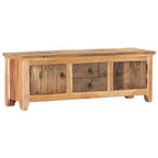 Meuble TV en Acacia et Bois de Récupération - 120 cm-Mon Meuble TV-12
