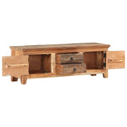 Meuble TV en Acacia et Bois de Récupération - 120 cm-Mon Meuble TV-3
