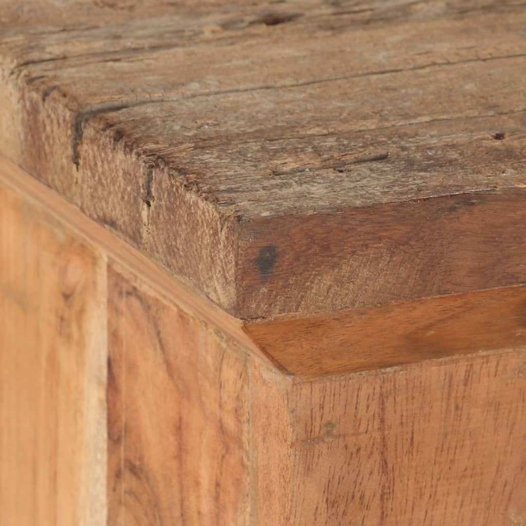 Meuble TV en Acacia et Bois de Récupération - 120 cm-Mon Meuble TV-6