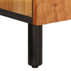 Meuble TV en Acacia et Métal - 105 cm-Mon Meuble TV-10