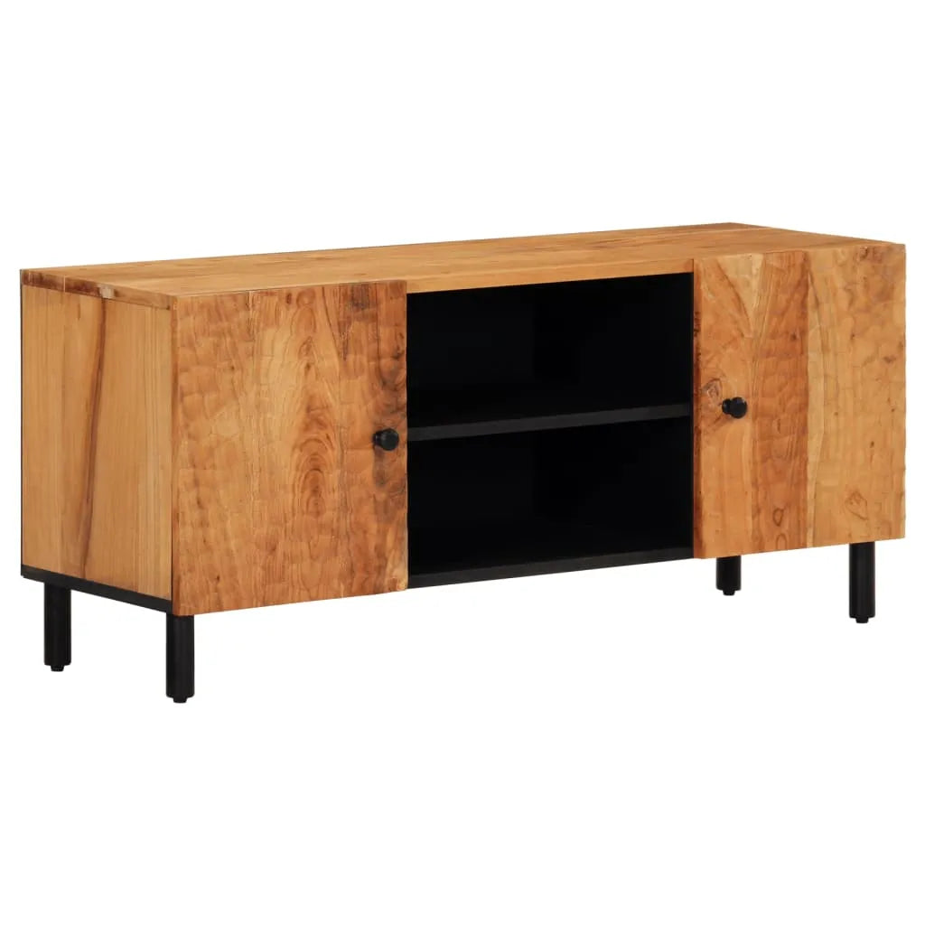 Meuble TV en Acacia et Métal - 105 cm-Mon Meuble TV-2