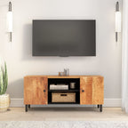 Meuble TV en Acacia et Métal - 105 cm-Mon Meuble TV-3