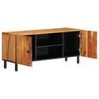 Meuble TV en Acacia et Métal - 105 cm-Mon Meuble TV-4
