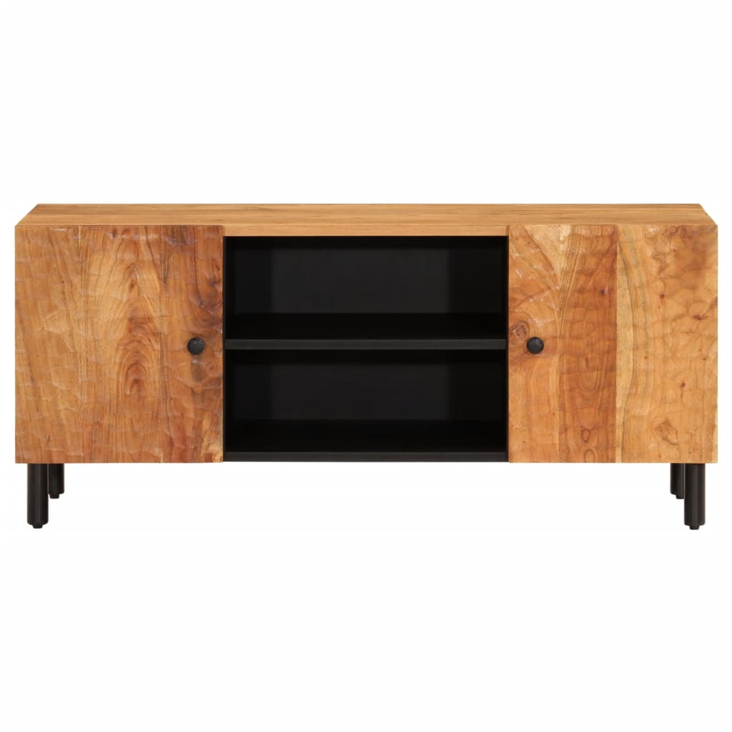 Meuble TV en Acacia et Métal - 105 cm-Mon Meuble TV-5
