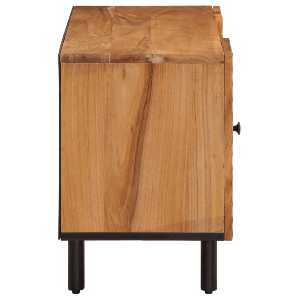 Meuble TV en Acacia et Métal - 105 cm-Mon Meuble TV-6