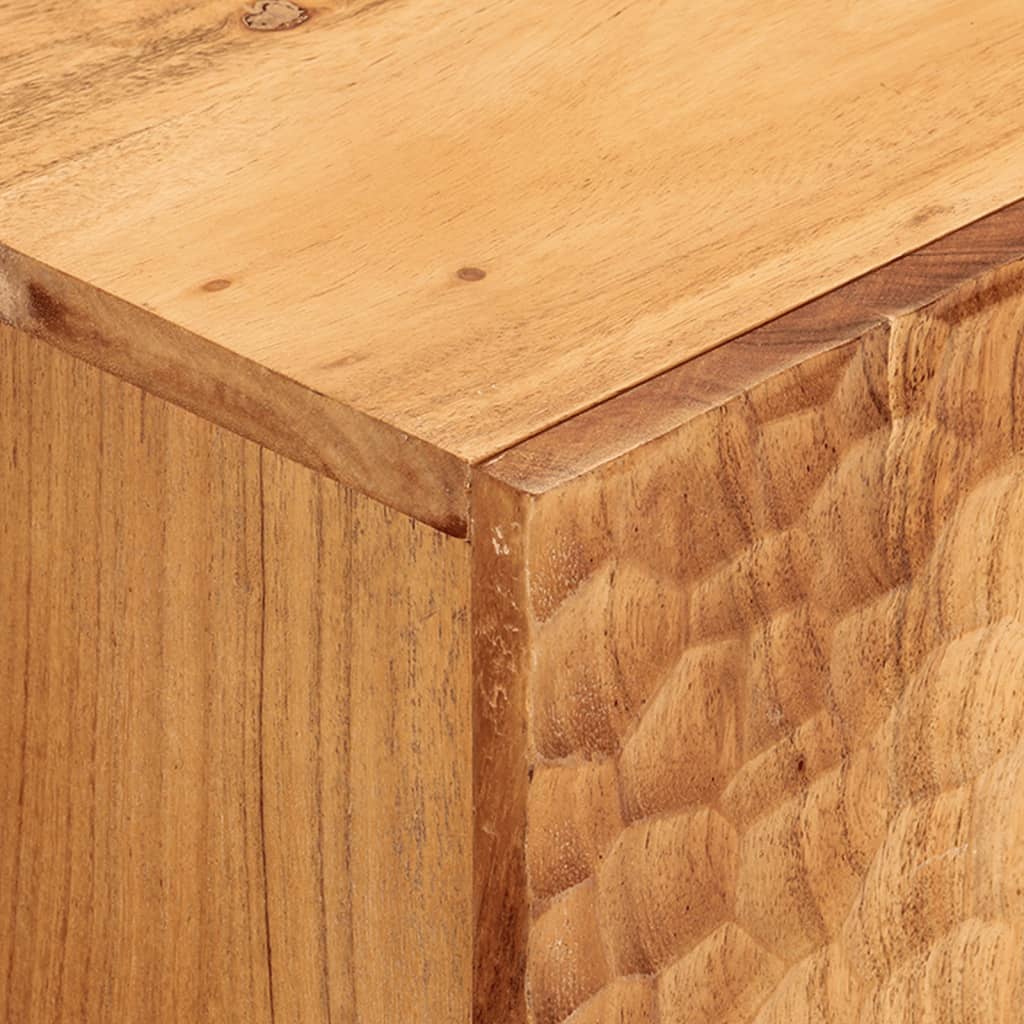Meuble TV en Acacia et Métal - 105 cm-Mon Meuble TV-8