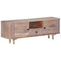 Meuble TV en Acacia et Métal - 118 cm-Mon Meuble TV-1