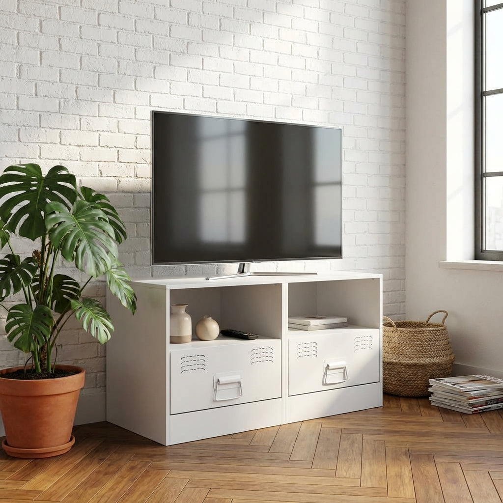 meuble-tv-en-acier-couleur-blanc-2-pieces-decor