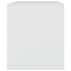 Meuble TV en Acier Couleur Blanc - 2 Pièces-Mon Meuble TV-Noir-1-8
