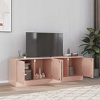Meuble TV en Acier Design Vert Olive - 67 cm-Mon Meuble TV-Rose-2-21