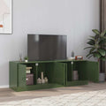 Meuble TV en Acier Design Vert Olive - 67 cm-Mon Meuble TV-Vert olive-2-19