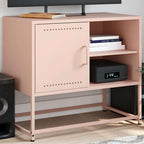 Meuble TV en Acier Gris - 68 cm-Mon Meuble TV-Rose-1-14
