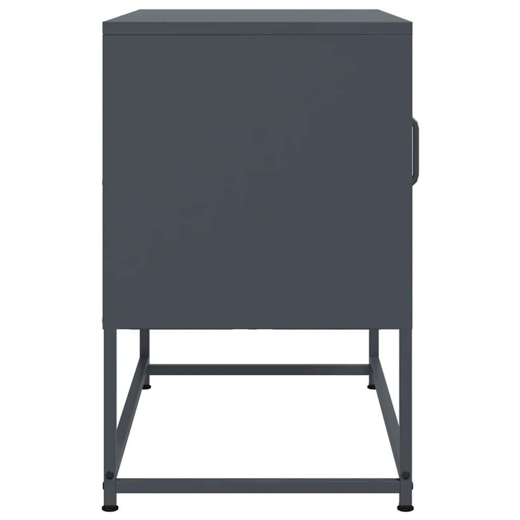 Meuble TV en Acier Gris - 68 cm-Mon Meuble TV-Rose-1-7