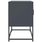 Meuble TV en Acier Gris - 68 cm-Mon Meuble TV-Rose-1-7
