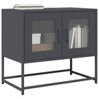 Meuble TV en Acier Laminé Rose - 100,5 cm-Mon Meuble TV-Anthracite-68 cm-18