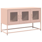 Meuble TV en Acier Laminé Rose - 100,5 cm-Mon Meuble TV-Rose-100.5 cm-1