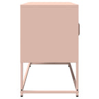 Meuble TV en Acier Laminé Rose - 100,5 cm-Mon Meuble TV-Rose-100.5 cm-6