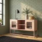 meuble-tv-en-acier-rose-100-5-cm-decor