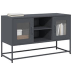 Meuble TV en Acier Rose - 100,5 cm-Mon Meuble TV-Anthracite-100.5 cm-15