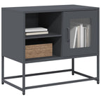 Meuble TV en Acier Rose - 100,5 cm-Mon Meuble TV-Anthracite-68 cm-21