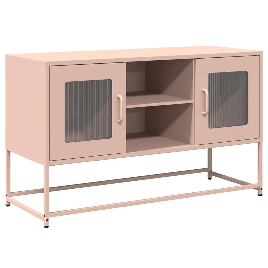 Meuble TV en Acier Rose - 100,5 cm-Mon Meuble TV-Rose-68 cm-1