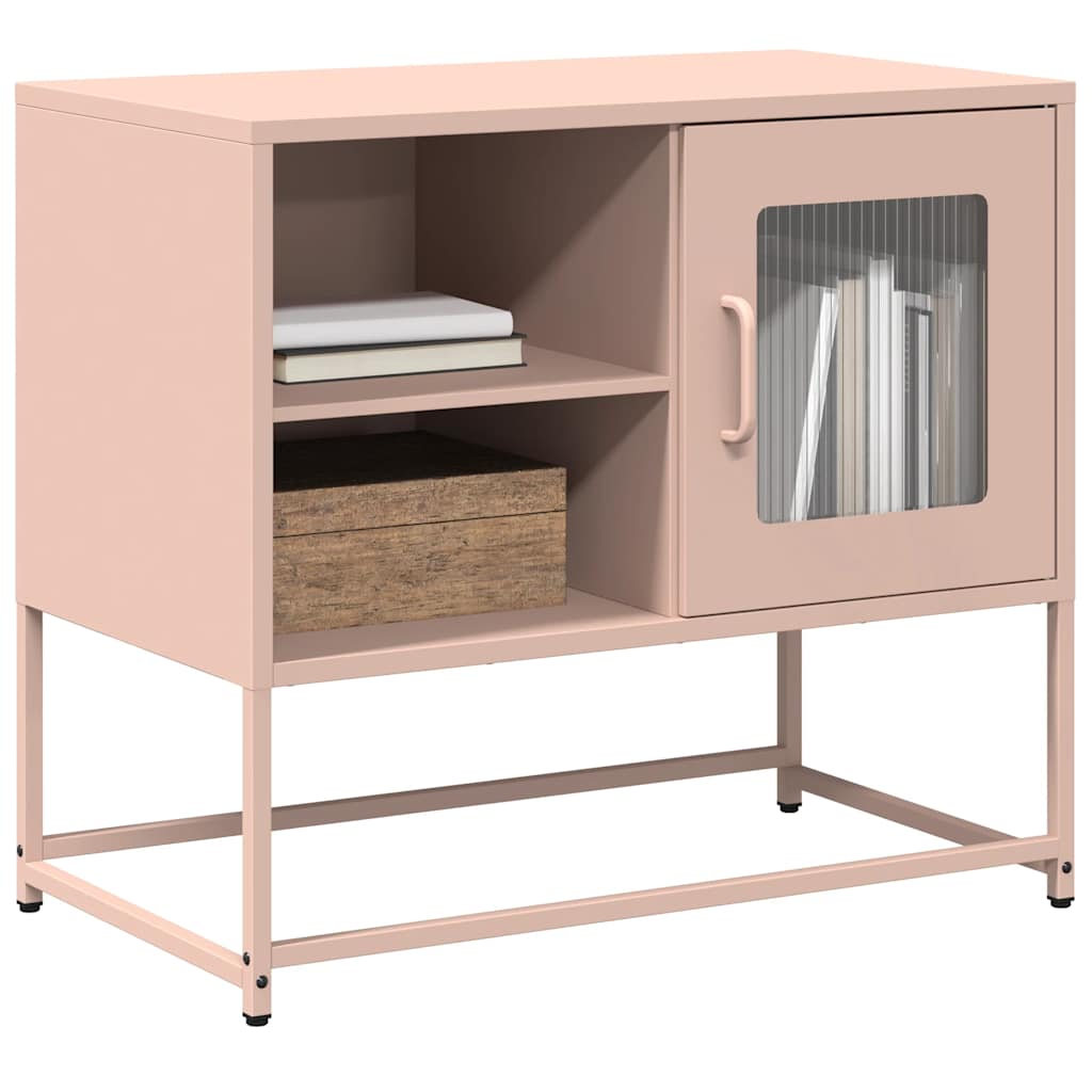 Meuble TV en Acier Rose - 100,5 cm-Mon Meuble TV-Rose-68 cm-19