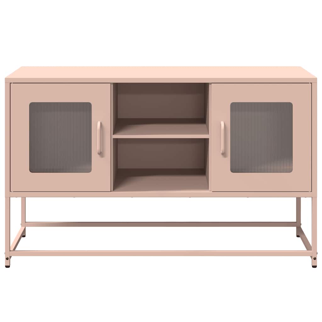 Meuble TV en Acier Rose - 100,5 cm-Mon Meuble TV-Rose-68 cm-5
