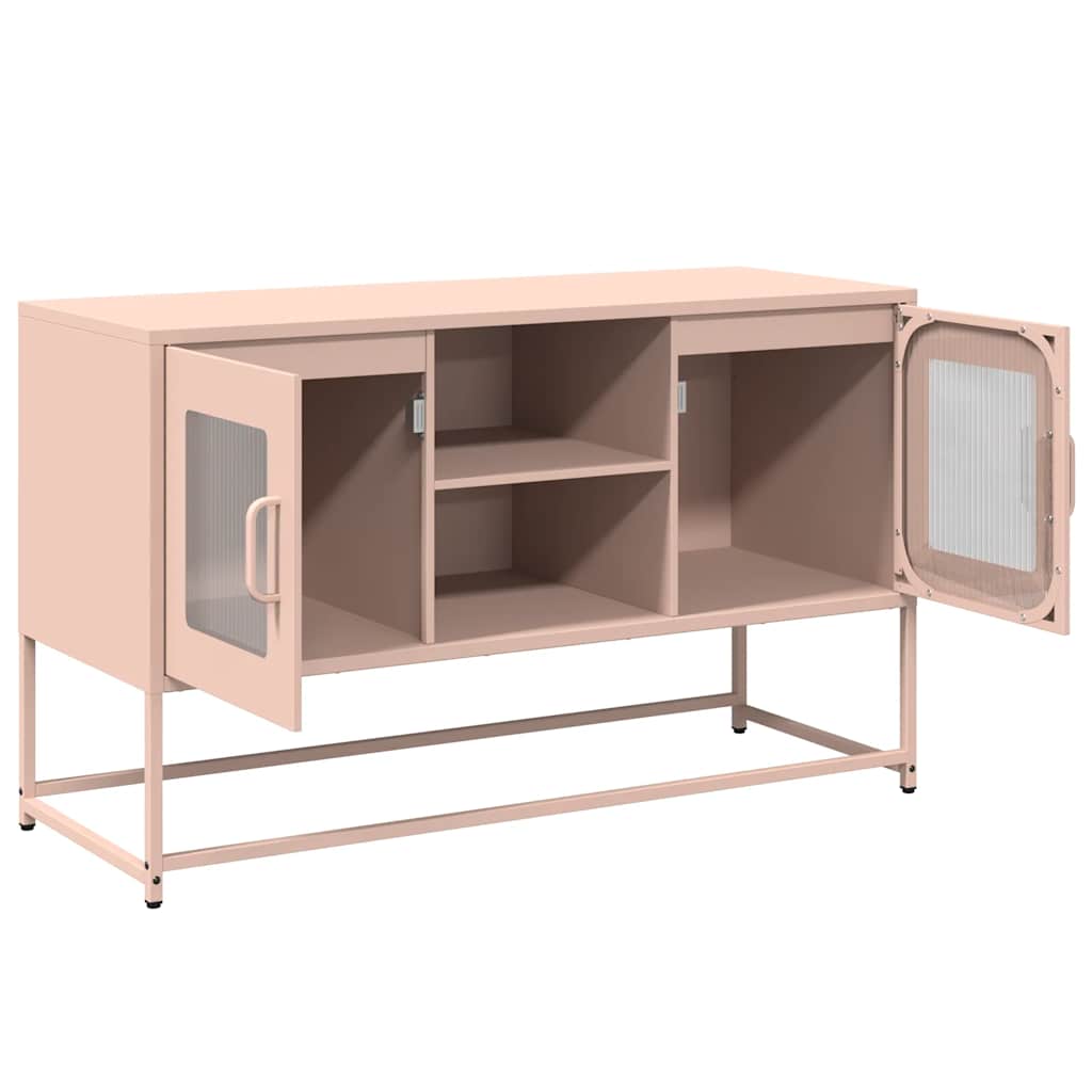 Meuble TV en Acier Rose - 100,5 cm-Mon Meuble TV-Rose-68 cm-6