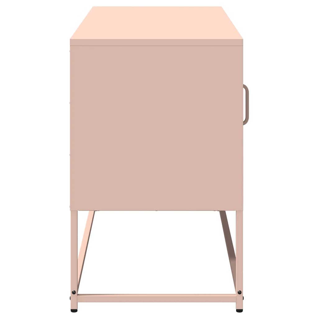 Meuble TV en Acier Rose - 100,5 cm-Mon Meuble TV-Rose-68 cm-7