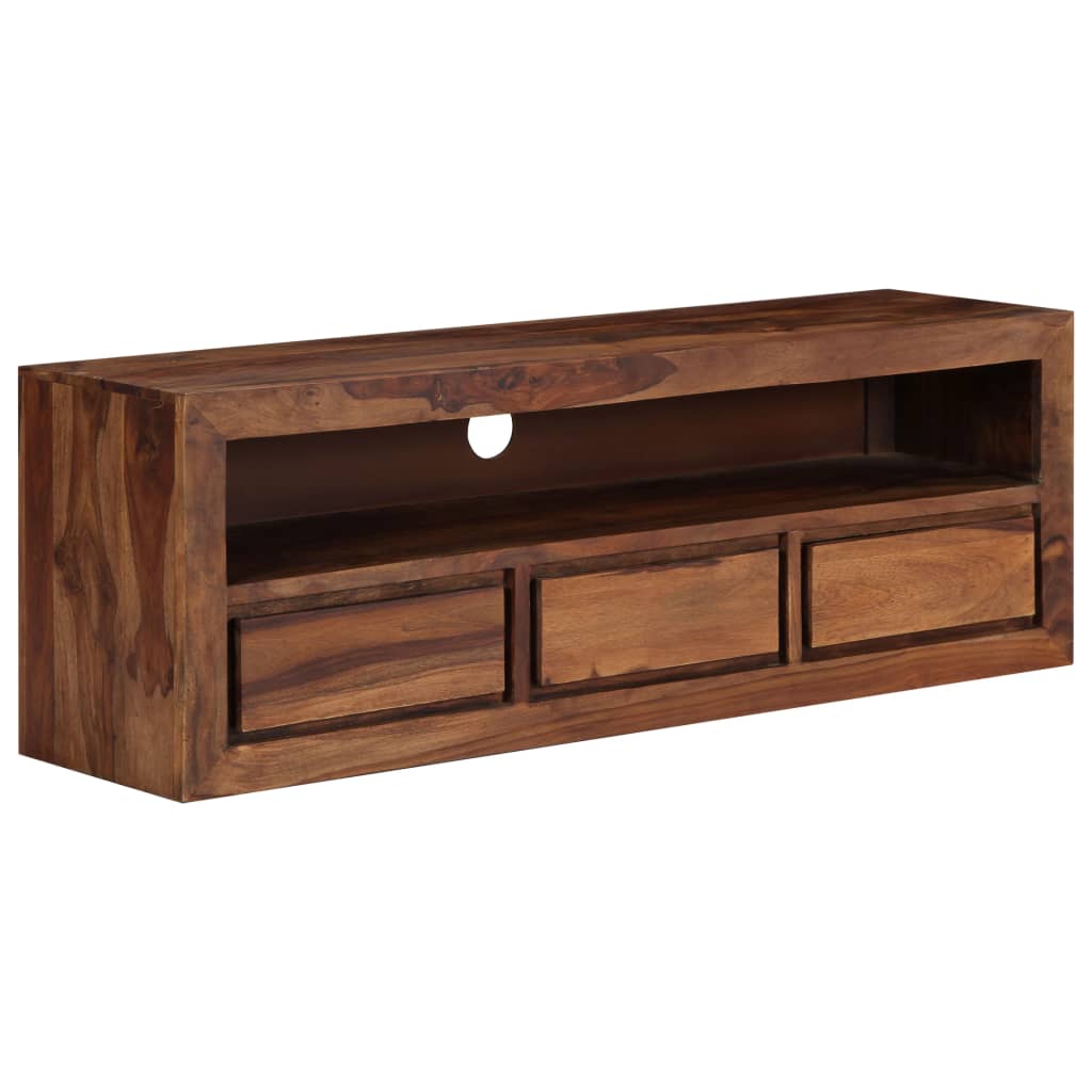 Meuble TV en Bois Ancien - 120 cm-Mon Meuble TV-11