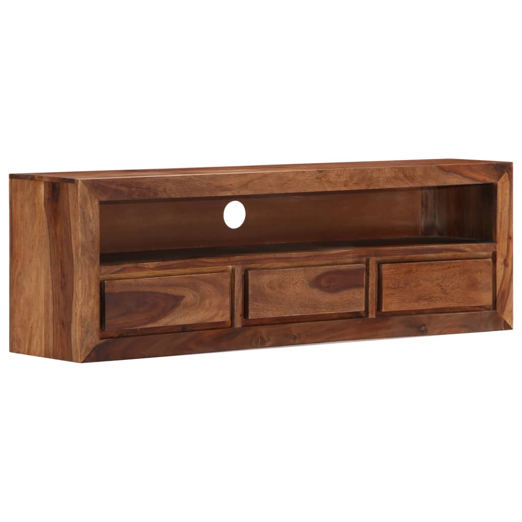 Meuble TV en Bois Ancien - 120 cm-Mon Meuble TV-12